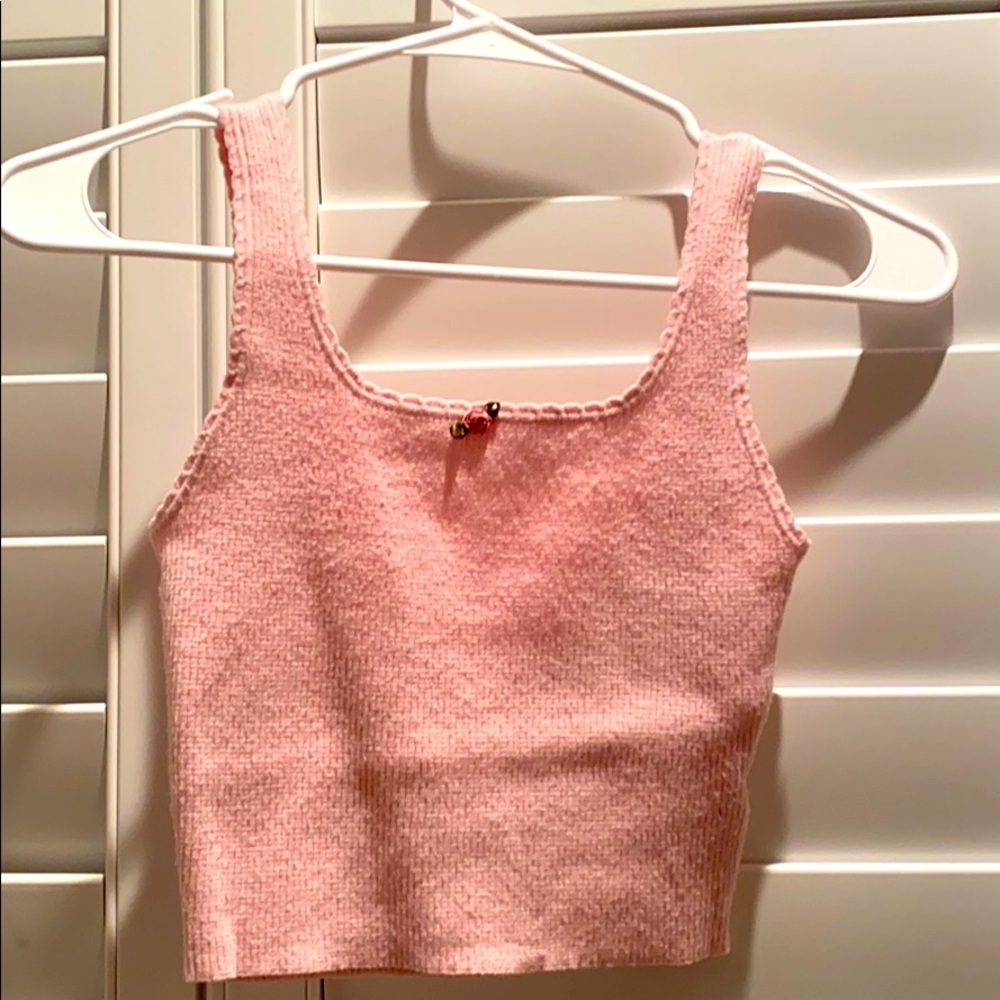 Knit tank top